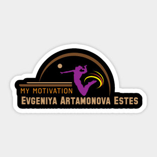 Evgeniya Artamonova Estes Sticker